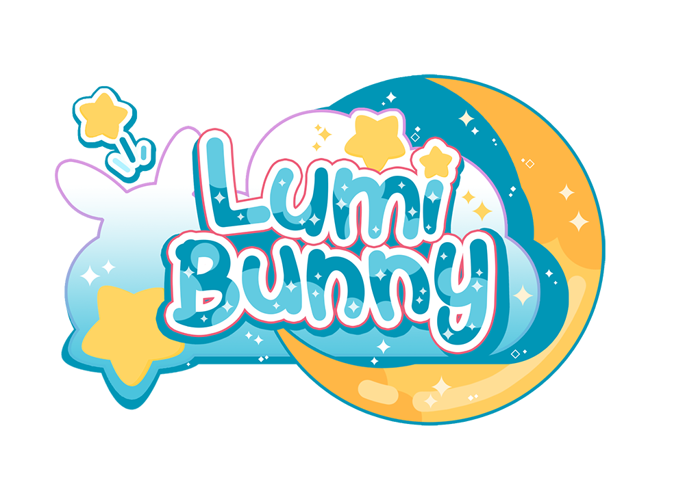 Vtuber Logo - Lumi Bunny Static logo, transparent PNG.